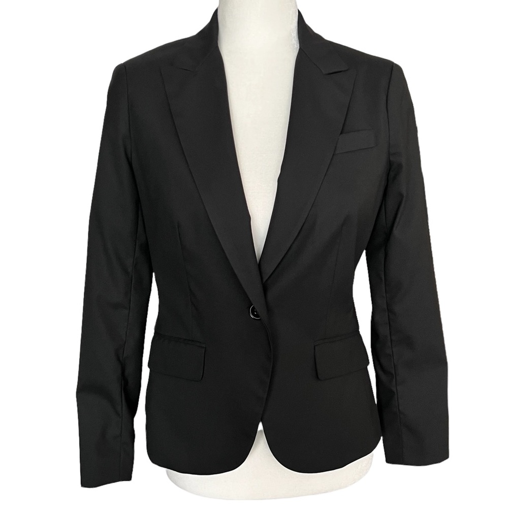 NY & Co. Stretch Black Blazer Jacket Size 2